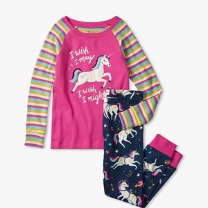 Hatley glow in the dark space unicorn pajamas
